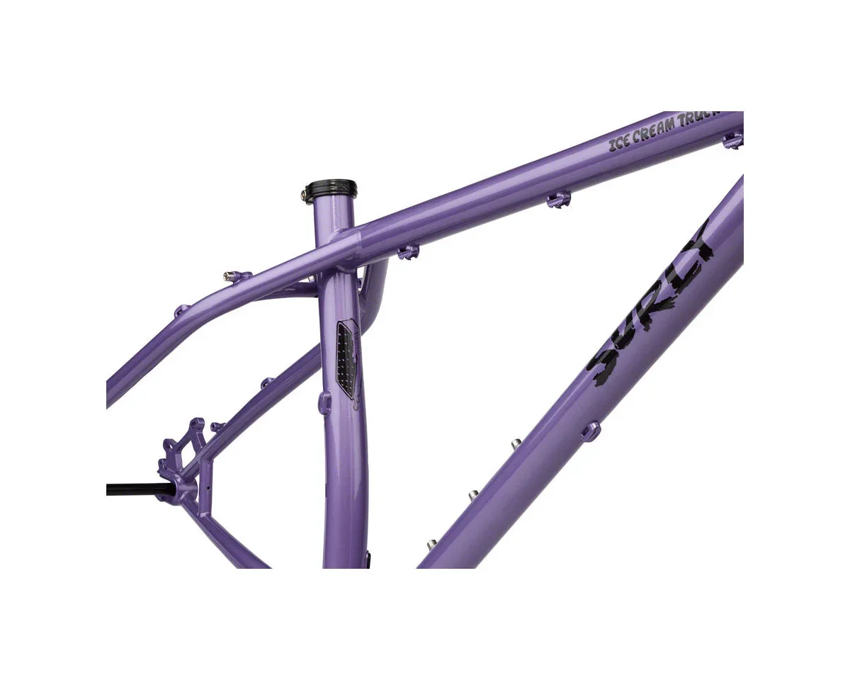 Surly Ice Cream Truck Fat Tire Mountain Bike Frameset (Taro Milk Tea) (M) - view 3
